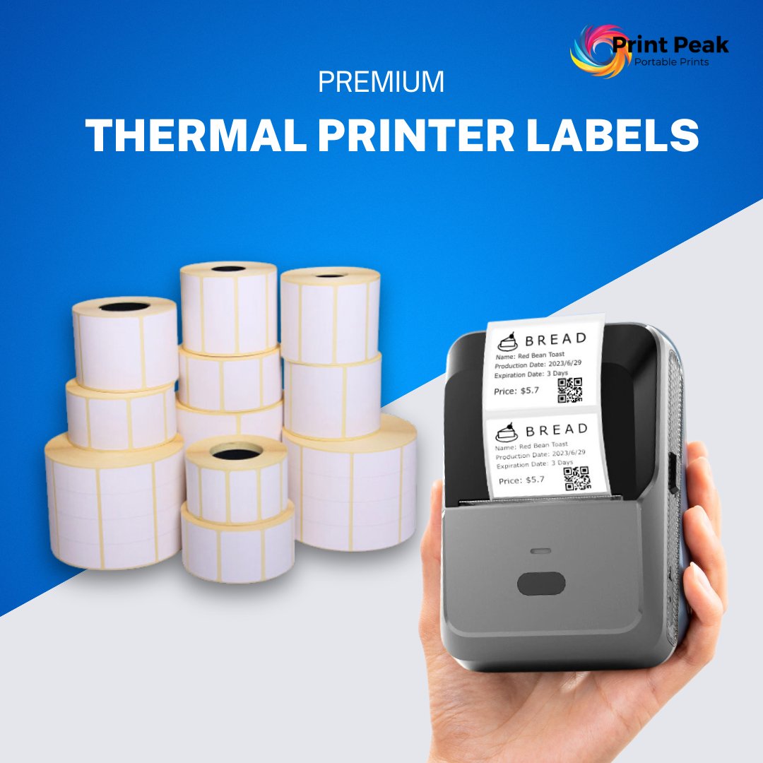 Thermal Label Printer with a lot of popular labels