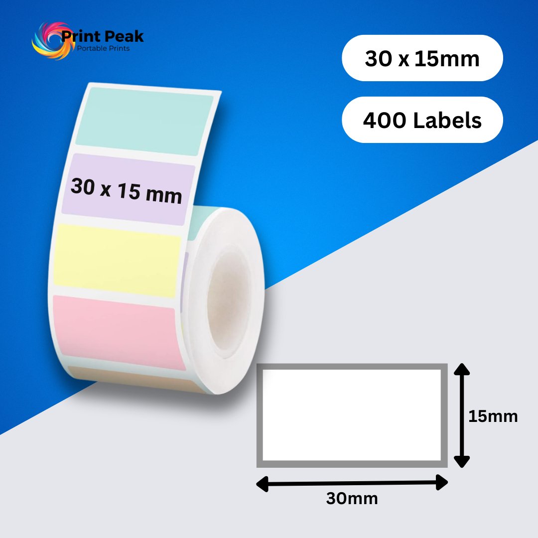 PrintPeak Thermal Printer Labels: All label options - Print Peak