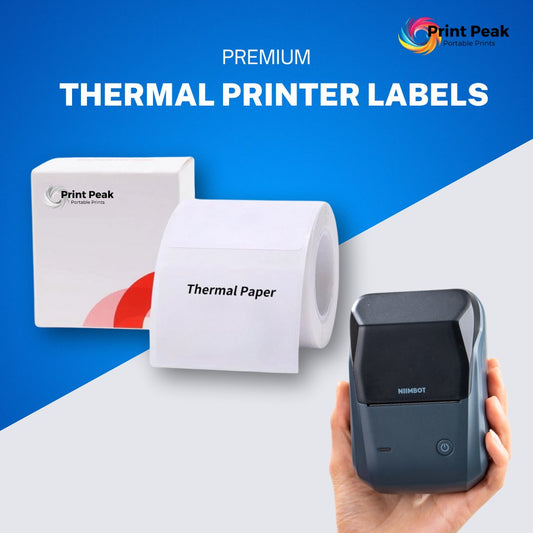 PrintPeak x Niimbot Thermal Printer Labels: All label options - Print Peak