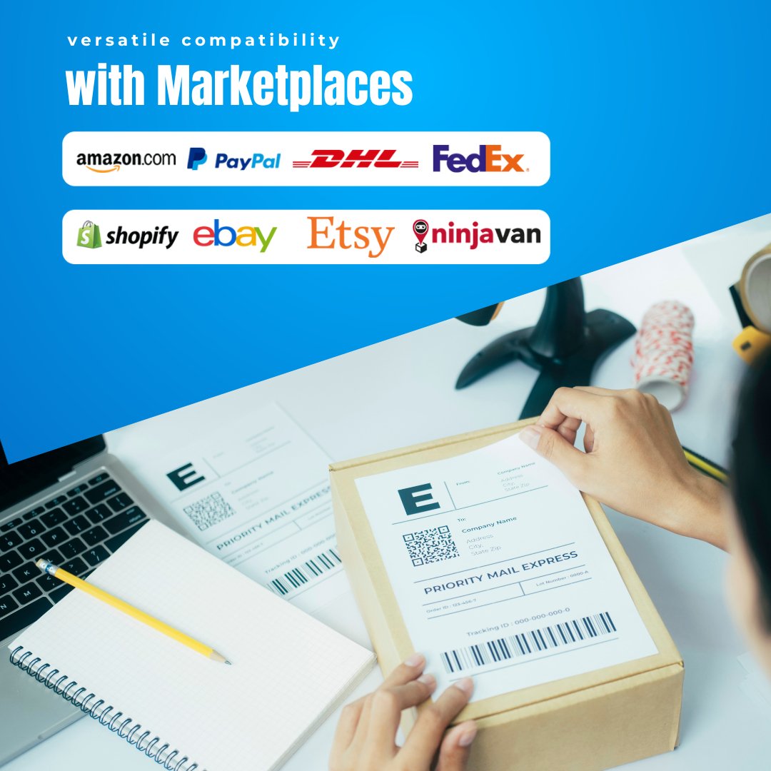 4x6 Shipping Labels – 500 Label Stack