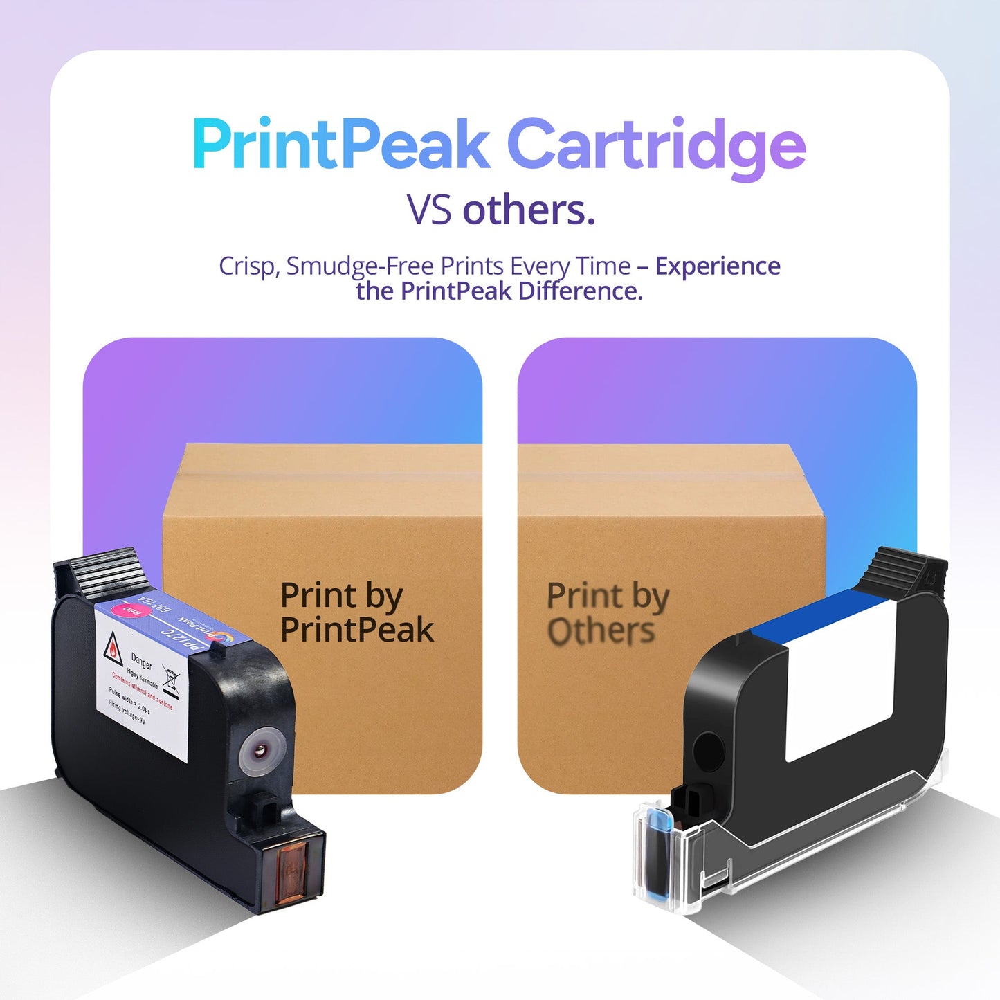 Fast Dry Eco Solvent Colorful Ink Cartridge for the Hero & Super Hero Handheld Inkjet Printer - Print Peak