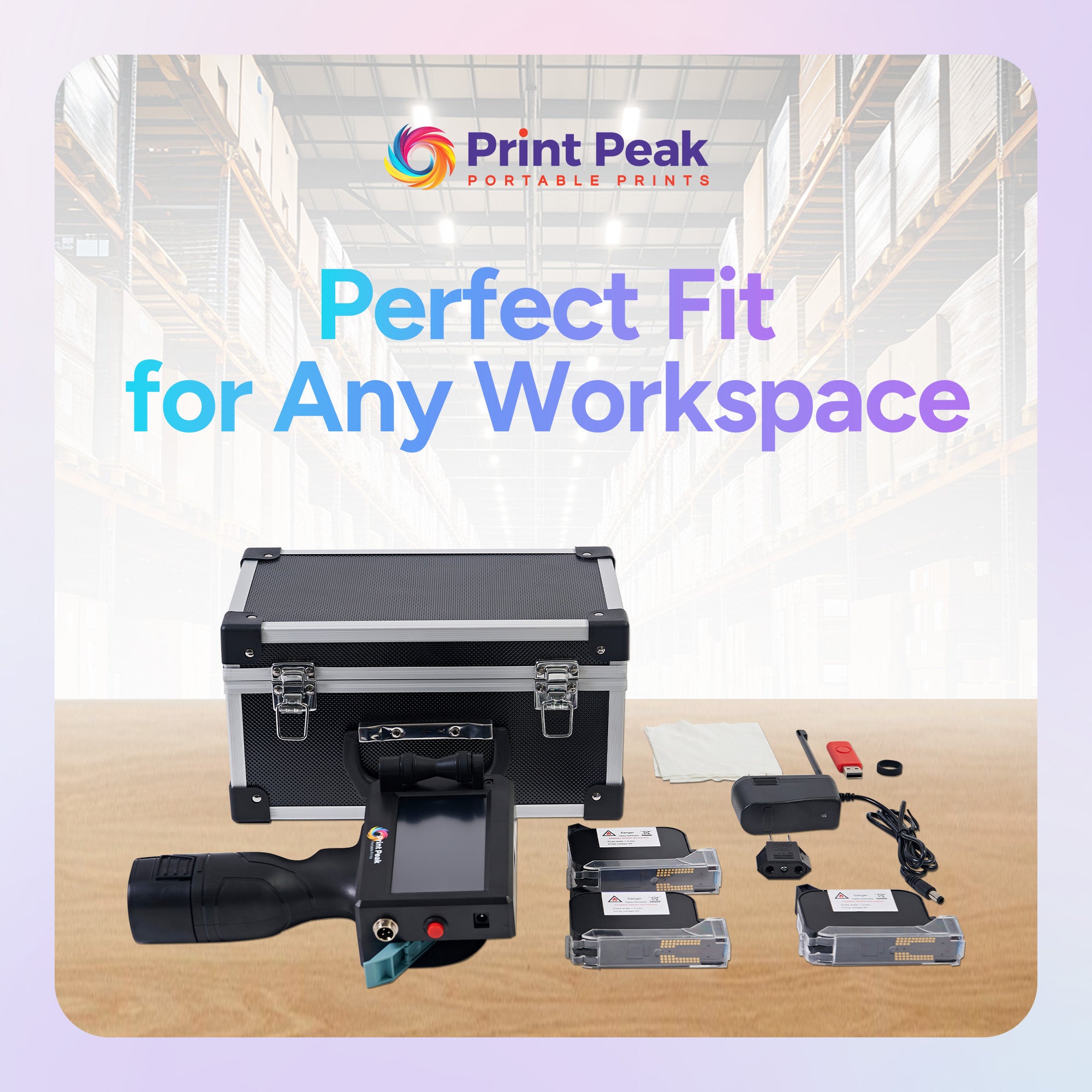 Digraph Case Printers Premium Printer Travel Case with Custom Foam Insert
