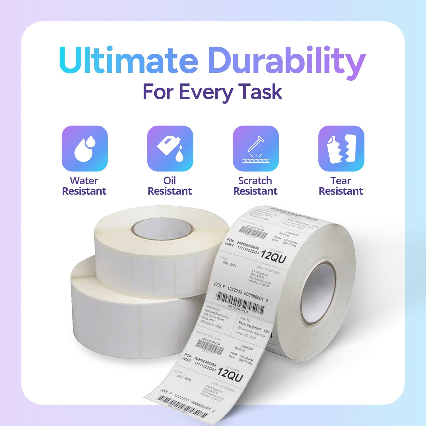 Print Label Options Thermal Printer Labels: All Label Options